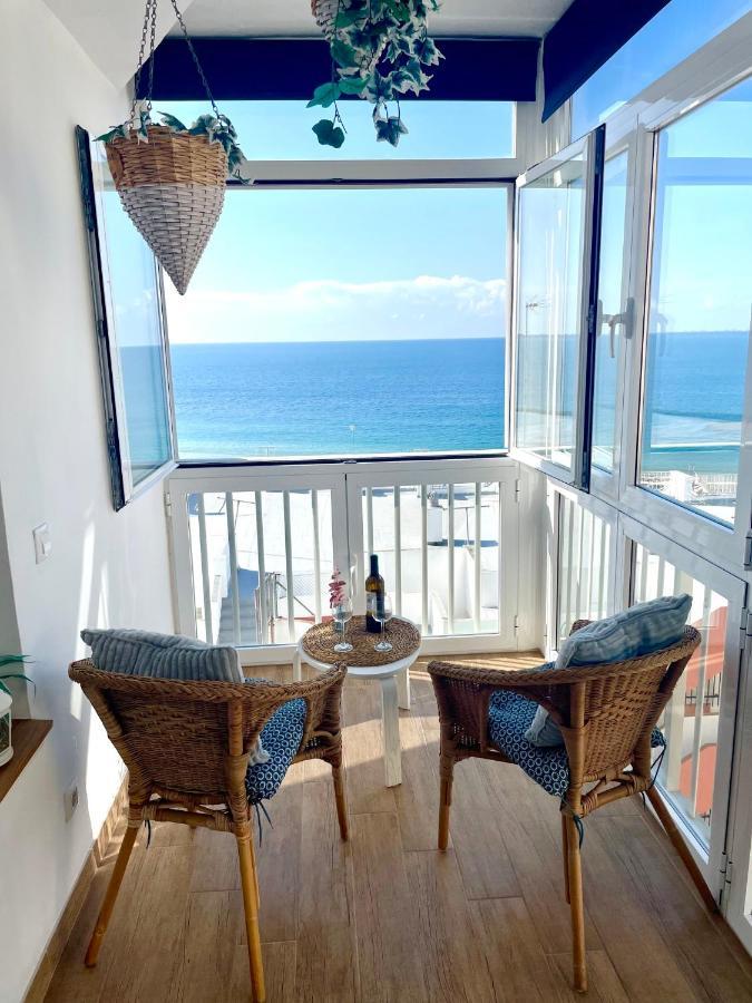 Gatu Casa Muse Junto A La Playa, Vista Al Mar, Aire Acc, Terraza, Wifi Y Chimenea " Preferente Mayores De 25 Anos Y Familias " El Puerto de Santa María Exteriör bild